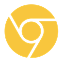 chrome, Canary SandyBrown icon