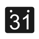 Calendar Black icon