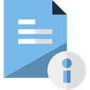 document, File, Info, Files And Folders, Archive SkyBlue icon