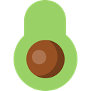 Healthy Food, vegan, Fruit, organic, Avocado, Food And Restaurant, diet, food, vegetarian DarkKhaki icon