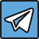 telegram, social network, Brands And Logotypes, Logos, Logo, social media, logotype CornflowerBlue icon