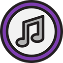 social network, Brand, music store, social media, Quaver, Brands And Logotypes, Squares, Logo, itunes WhiteSmoke icon