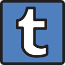logotype, Tumblr, Logo, Brands And Logotypes, social media, social network, Logos SteelBlue icon