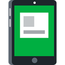Tablet, electronics, electronic, Apple, technology, touch screen ForestGreen icon