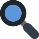 search, zoom, Tools And Utensils, magnifying glass, detective, Loupe, miscellaneous DarkSlateGray icon