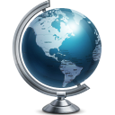 globe DarkSlateGray icon