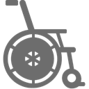 wheelchair DimGray icon