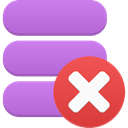 Data, delete Orchid icon