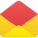 Email, open Gold icon