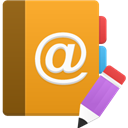 Addressbook, Edit Goldenrod icon