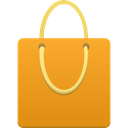 Bag, Orange, shopping Goldenrod icon