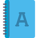 Address book, education, bookmark, Business, Notebook, Agenda MediumTurquoise icon