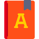 Literature, Book, Library, education, Books, reading, study OrangeRed icon