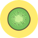 Food And Restaurant, organic, Fruit, Healthy Food, vegan, Kiwi, food, vegetarian, diet Khaki icon