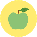 Apple, diet, Food And Restaurant, Fruit, organic, vegetarian, food, Healthy Food, vegan Khaki icon