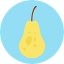 diet, pear, Fruit, organic, Food And Restaurant, food, vegan, vegetarian, Healthy Food LightSkyBlue icon