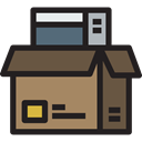 file storage, Storage Box, Business And Finance, product, Box, storage, Data Storage, Archive Black icon