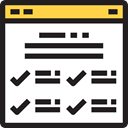 Tasks, Check, Business And Finance, interface, list, checking Black icon