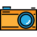 digital, interface, photograph, travel, Camera, picture, photo camera, technology Black icon