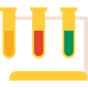 Healthcare & Medical, Test Tube, medical, testing, Test Tubes, Blood Sample SandyBrown icon