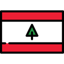 flags, Lebanon, world, flag, Nation, Country Crimson icon