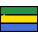 flag, flags, Country, world, Nation, Gabon Black icon