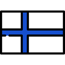 world, Country, Nation, finland, flags, flag Black icon
