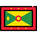 flags, Grenada, world, flag, Nation, Country Crimson icon