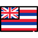 Country, world, Nation, hawaii, flags, flag Crimson icon