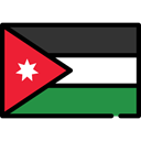 world, Country, Jordan, flag, Nation, flags Black icon