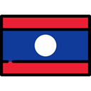 flags, Nation, Laos, Country, world, flag MidnightBlue icon