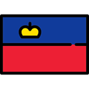 world, Country, flags, Nation, flag, Liechtenstein Crimson icon