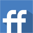 Fiendfeed, set, Shadow, flat, media, Social SteelBlue icon