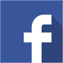 Social, Facebook, set, flat, Shadow, media DarkSlateBlue icon