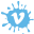 Social, media, Vimeo, blot, set CornflowerBlue icon