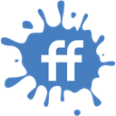 media, set, blot, Social, Fiendfeed SteelBlue icon