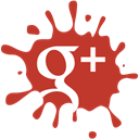 set, media, Social, google, blot Firebrick icon