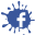 media, set, Facebook, blot, Social DarkSlateBlue icon
