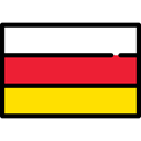 Ossetia, flags, flag, Country, world, Nation Black icon