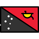 Country, flag, world, Nation, Papua New Guinea, flags DarkSlateGray icon