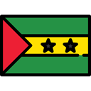 world, flag, Nation, flags, Sao Tome And Prince, Country SeaGreen icon