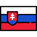 Nation, Slovakia, flag, world, Country, flags Crimson icon