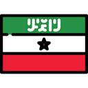 flag, Nation, world, Country, Somaliland, flags Black icon