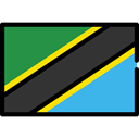 Country, Tanzania, Nation, world, flags, flag DarkSlateGray icon