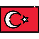 Nation, flags, world, Country, flag, turkey Crimson icon