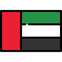 flag, Country, world, united arab emirates, Nation, flags Crimson icon