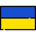 ukraine, Nation, flag, Country, flags, world Gold icon