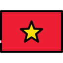 flag, Country, flags, Nation, world, Vietnam Crimson icon