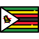 flags, Country, world, flag, Zimbabwe, Nation Black icon