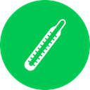 Mercury, thermometer, Degrees, Fahrenheit, Tools And Utensils, Celsius, Healthcare And Medical, temperature LimeGreen icon